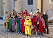 Unsere Sternsinger unterwegs