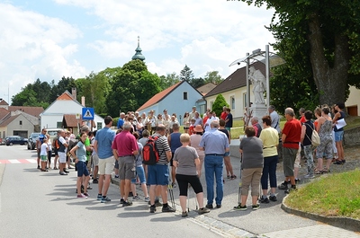 Marterlwanderung und Segnung Auchmannkreuz, am Sonntag, den 3. Juni 2018