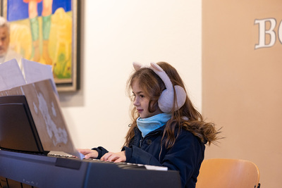 Krippenandacht in der Kapelle in Zwentendorf