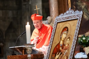 Barbaraeum Feier und Abschied d. kath. Ostkirhen v. Ordinarius Kardinal Schönborn