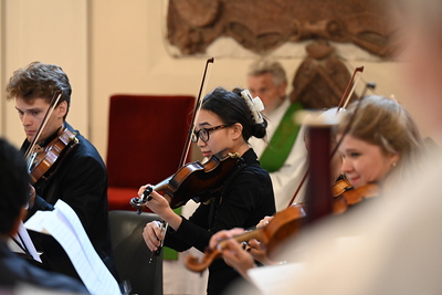 Gottesdienst mit Chor und Orchester im Rahmen der Sommernachtsklänge 2025.