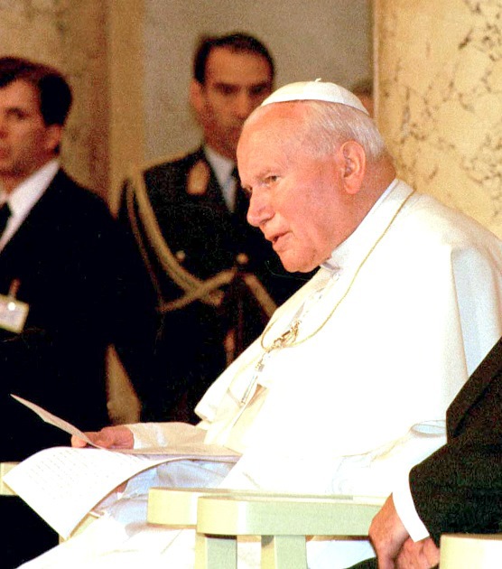 Johannes Paul II.Europa-Ansprache in der HofburgPapstbesuch in …sterreich, Wien, 20.6.98© Franz Josef Rupprecht; A-7123 Mšnchhof; Bank: Raiffeisenkasse Mšnchhof (BLZ: 33054), Konto.-Nr.: 17.608