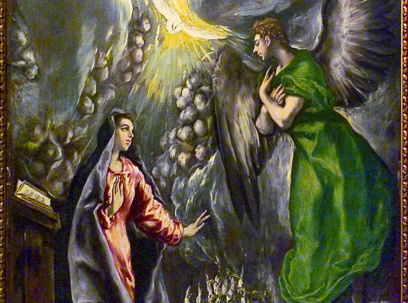 Mariä Verkündigung Um 1596/1600 El Greco - Domenikos Theotokopoulos