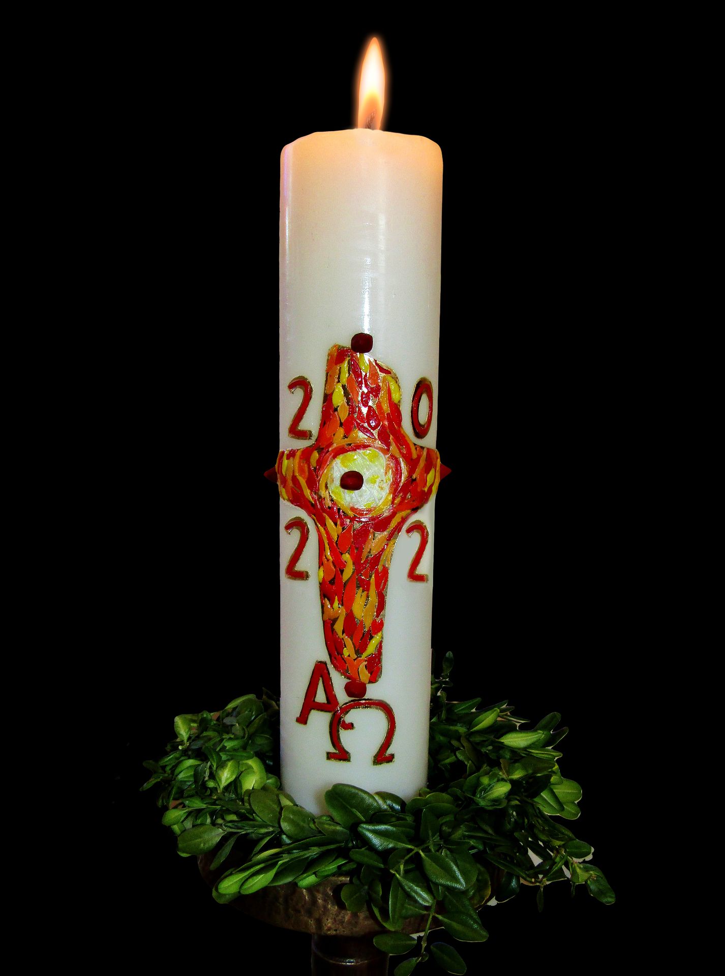 Osterkerze / Erni Klimpfinger/Pixabay.com