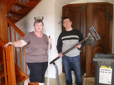 Kirchenreinigung vor der Langen Nacht der Kirchen 2015