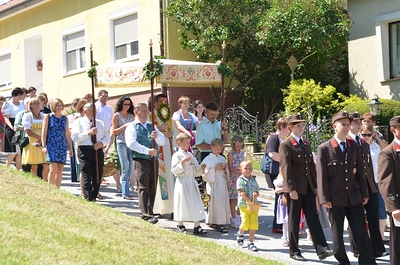 Fronleichnam 2015 in der Pfarre Gnadendorf