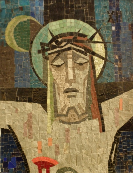 Kreuzweg Mosaike Auferstehung Christi Wien 5