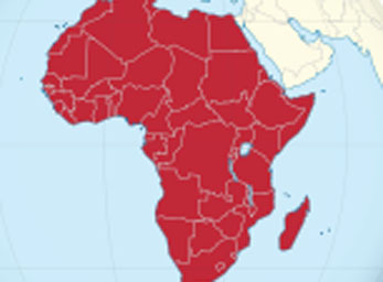 Landkarte Afrik