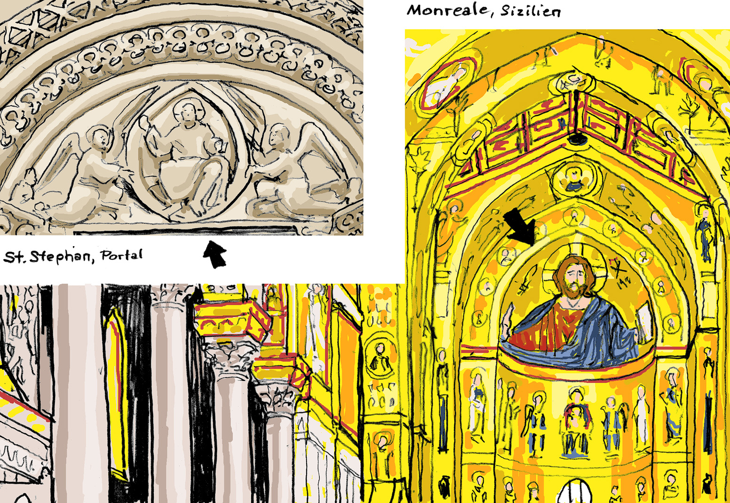 Zeichnung Pantokrator