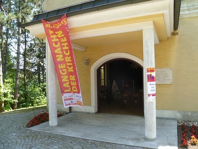 Vorbereitungsarbeiten zur Langen Nacht der Kirchen 2015