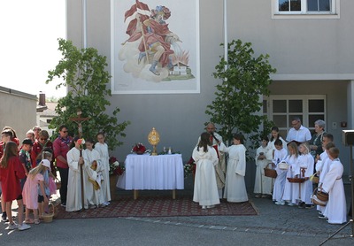 Fronleichnamsfest in Asparn/Zaya