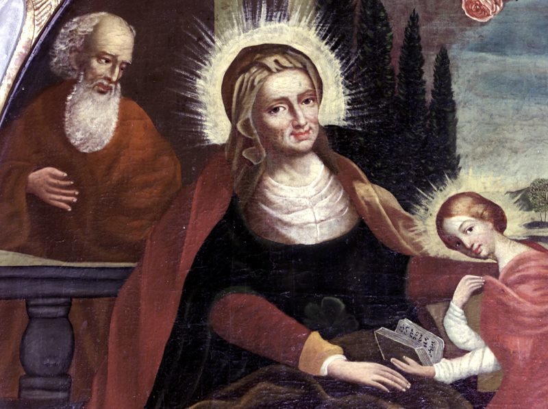 Die Gottesmutter Maria und ihre Eltern: Joachim und Anna. Pfarr- und Wallfahrtskirche Maria Lanzendorf
