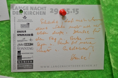 'Postamt zum Himmel' - Programmpunkt der Langen Nacht der Kirchen 2015
