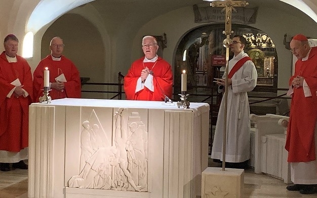 Rom: Österreichische Bischöfe beten am Petrus-Grab