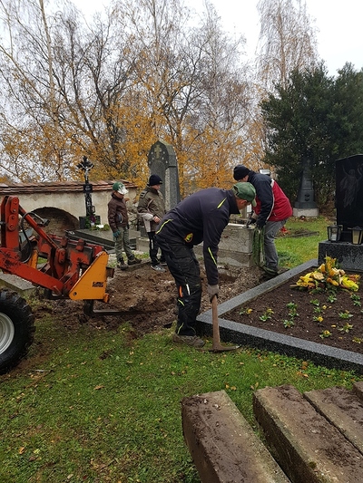 Räumungs- und Säuberungsarbeiten am 10. November 2018