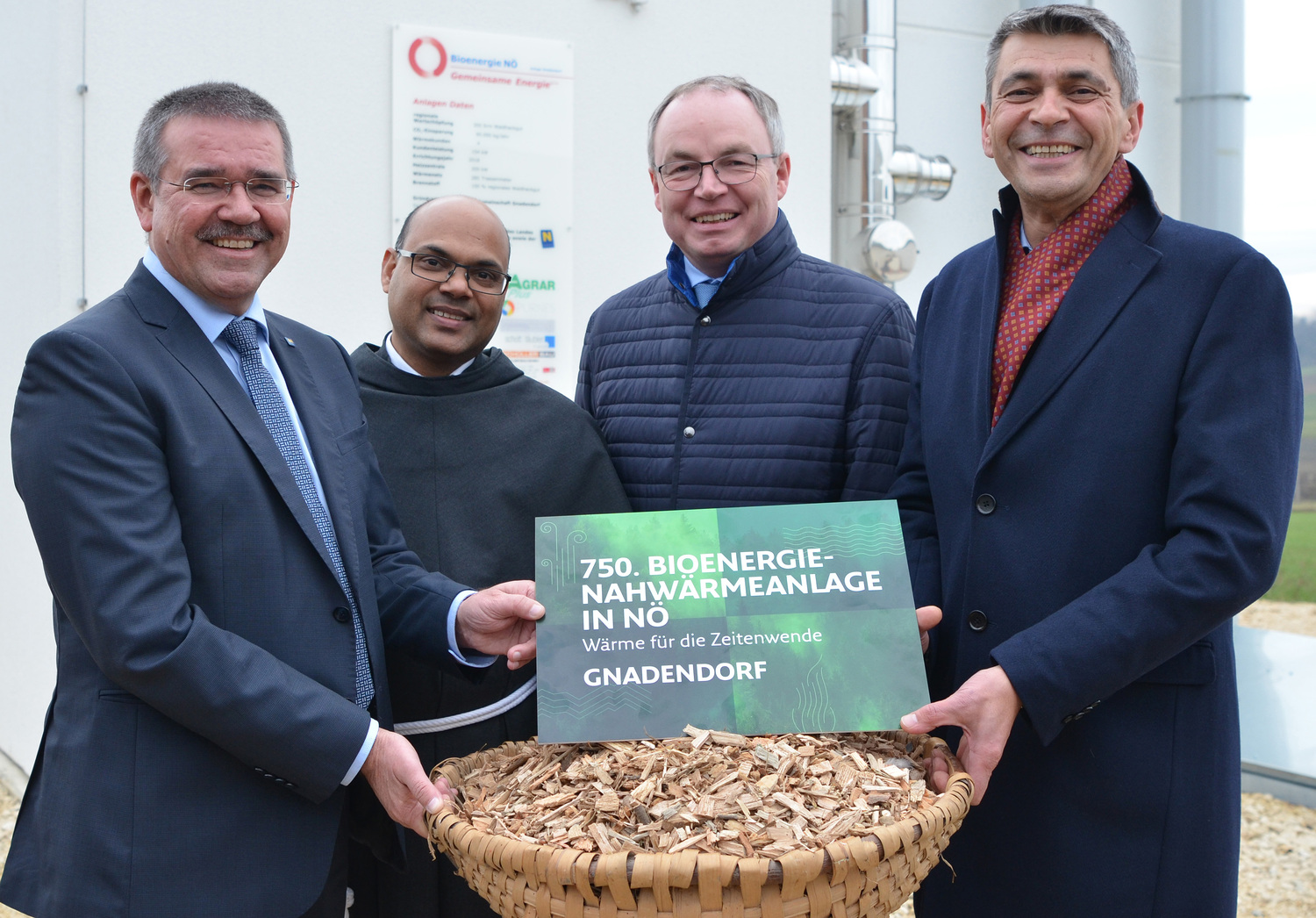 Eröffnung der Nahwärmeanlage in Gnadendorf