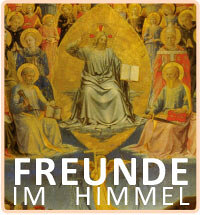 Freunde im Himmel zum Auflegen in der offenen Kirche