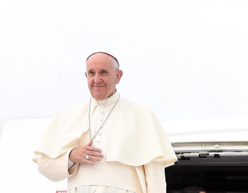 Papst bei Pressegespräch während des Rückflugs aus Fatima: 