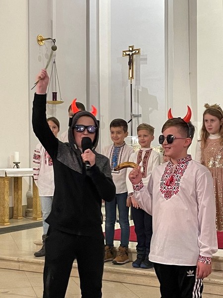 Nikolausfeier der ukrainischen Gemeinde in Baden / Kolasa Nikolausfeier Frauenkirche Baden