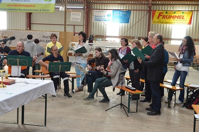 Feldmesse und Autosegnung beim FF-Heurigen