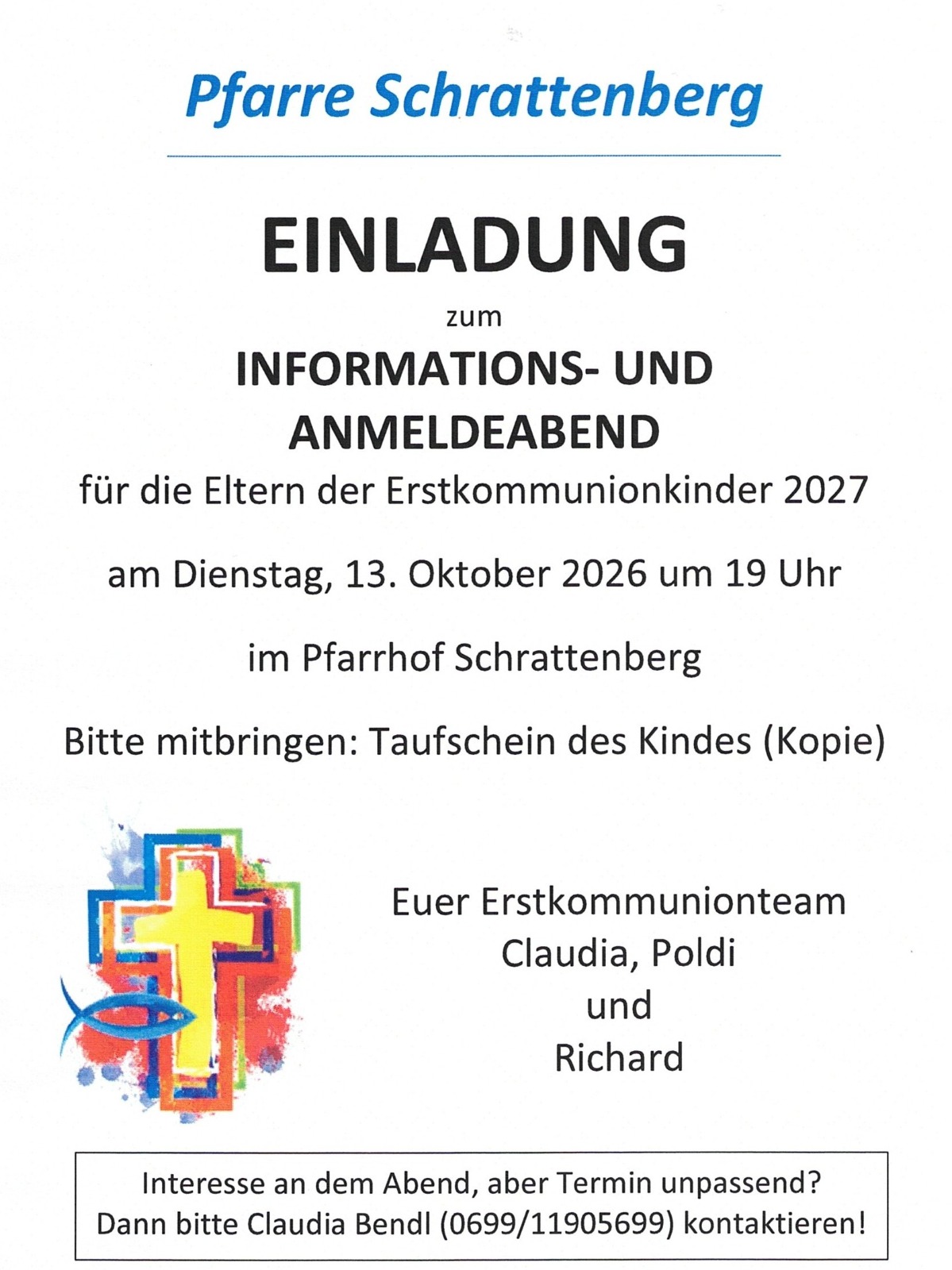 Erstkommunion 2027