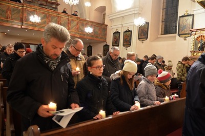 Straßenkreuzweg in Gnadendorf am 3. März 2017