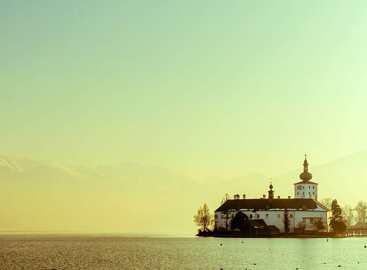 Urlaub; Gmunden, Schloss Ort