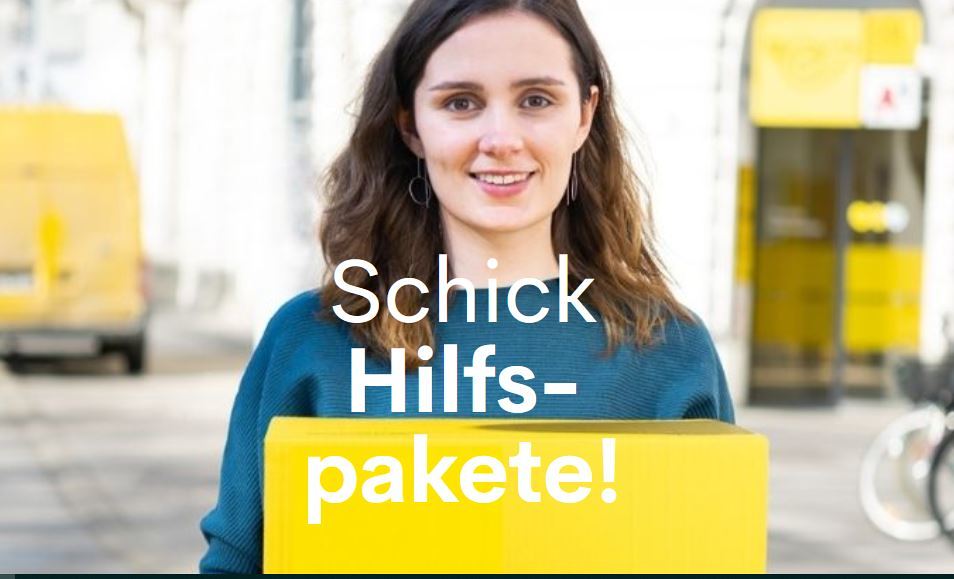 Ukraine: Caritas und Post starten Sachspenden-Sammelaktion