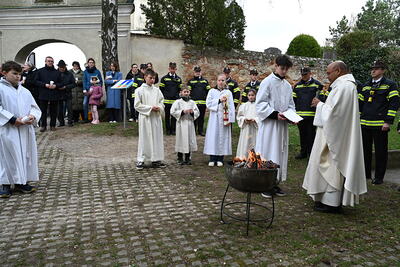 Feier der Osternacht in Gnadendorf