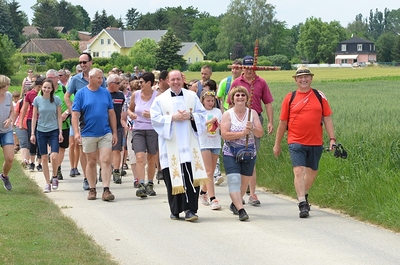 Marterlwanderung und Segnung Auchmannkreuz, am Sonntag, den 3. Juni 2018