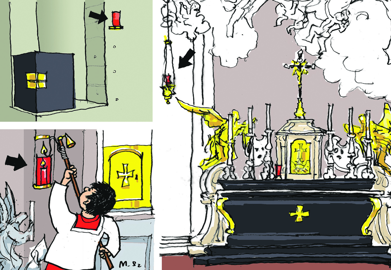 Zeichnung Ewiges Licht