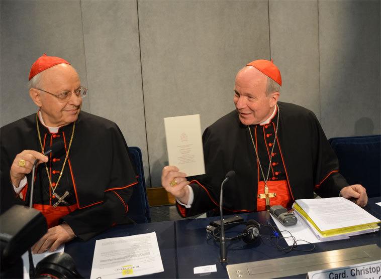 Papst empfiehlt Exposé von Kardinal Schönborn zu 'Amoris laetitia'
