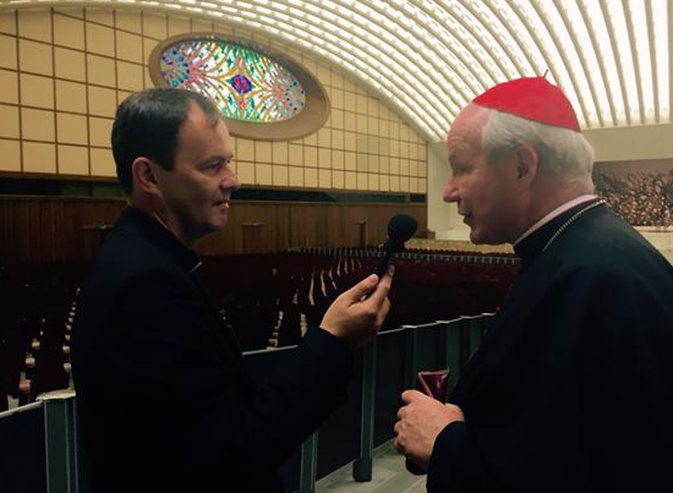 P. Bernd Hagenkord im Gespräch mit Kardinal Schönborn