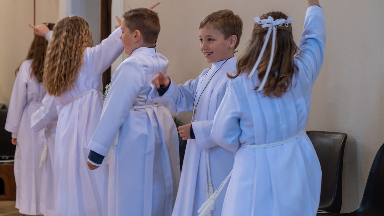 Erstkommunion in der Pfarre Stetten