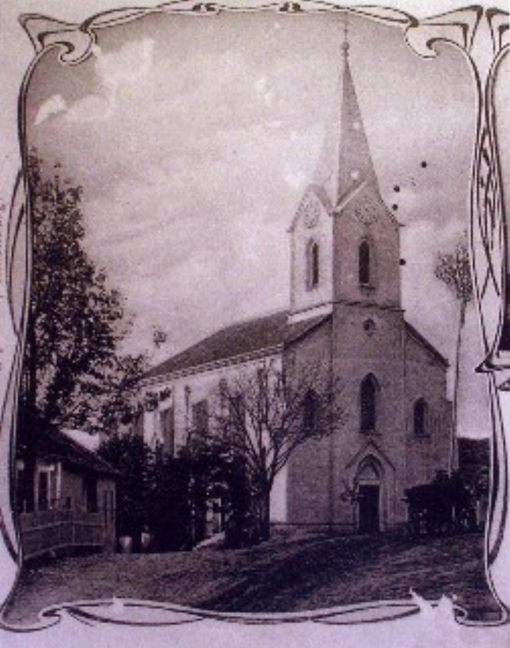 Kirche um 1876