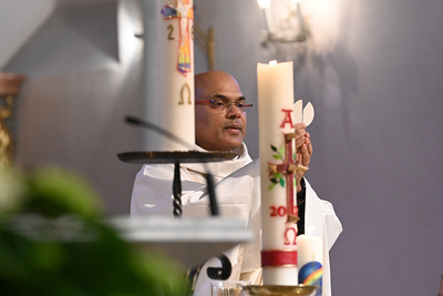 Feier der Osternacht in Gnadendorf