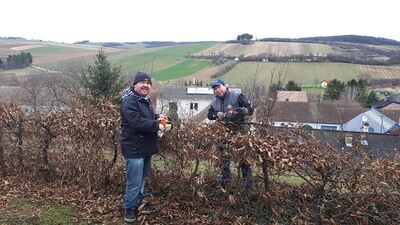 Gnadendorfer Bevölkerung säuberte öffentliche Plätze