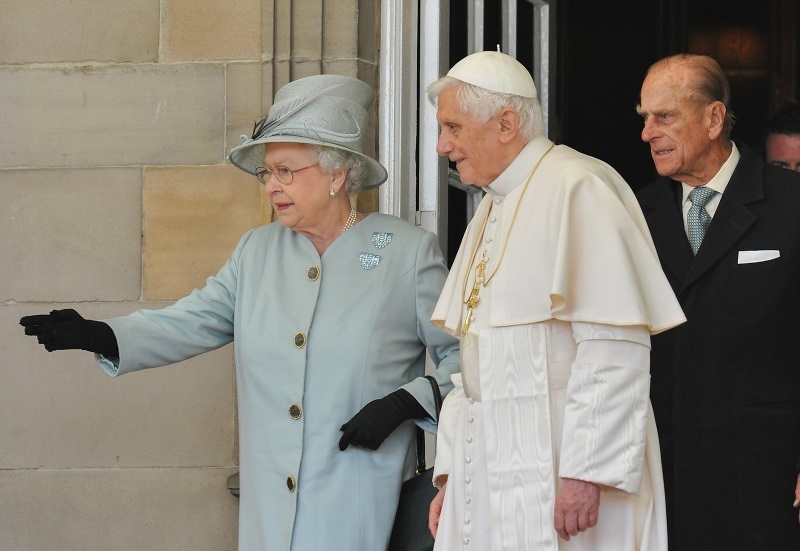 2010 der Besuch von Papst Benedikt XVI. in Großbritannien