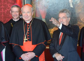 Kathpress Paul Wuthe/ Bundespräsident Fischer und Kardinal Schönborn