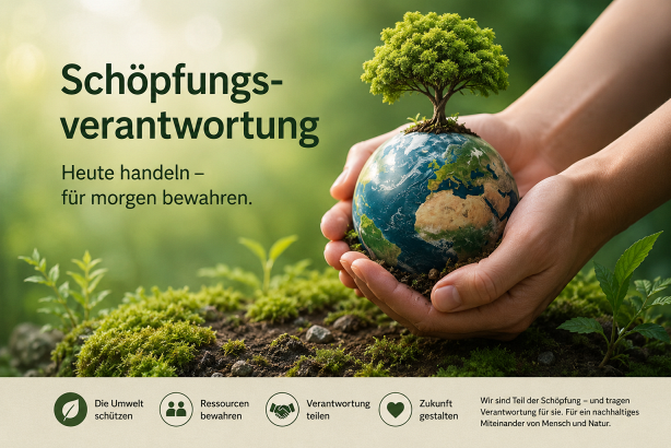 Schöpfungsverantwortung / Pfarre Am Lainzerbach erstellt mit chatGPT