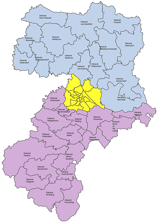 Vikariate der Erzdioezese Wien / EDW