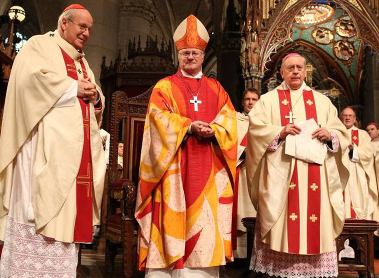 Kardinal Schönborn/Bischof Scheuer/Altbischof Schwarz