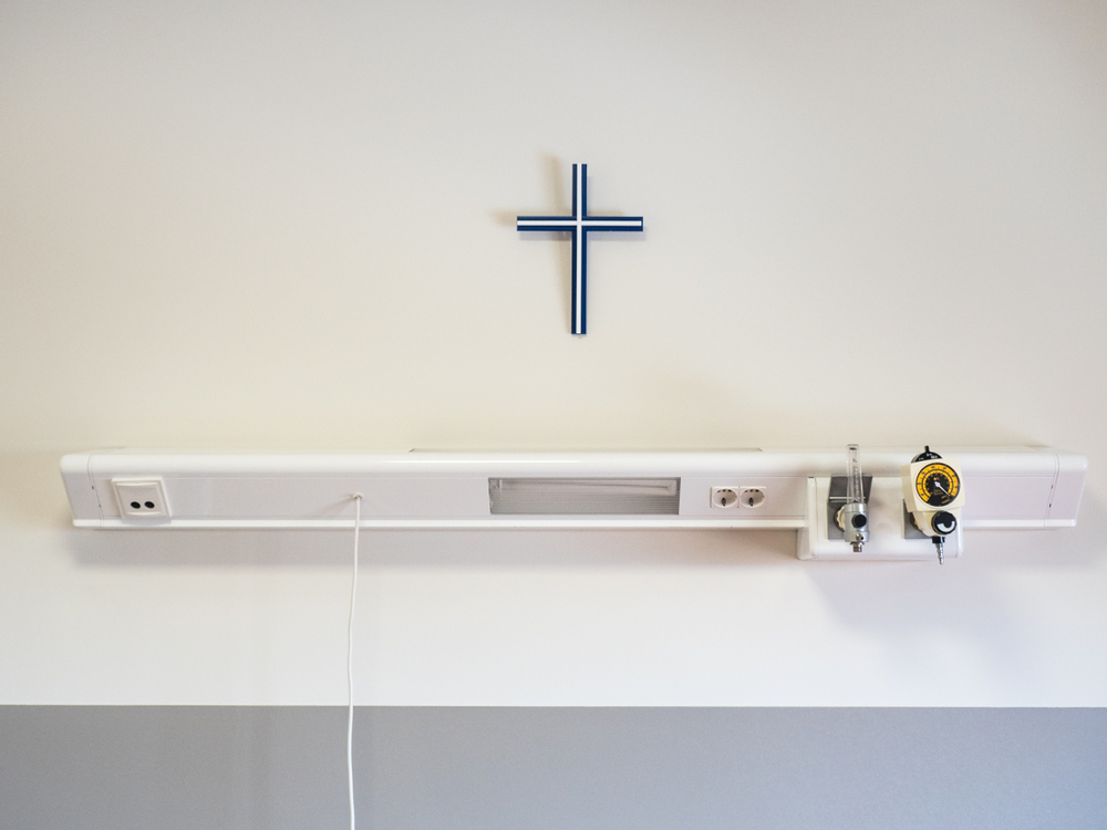 Kreuz in Krankenhaus