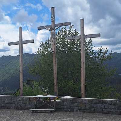 Zusammentreffen der Wallfahrer