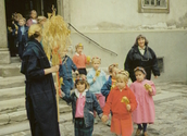 1988: Kindergarten Erntedank- und Martinsfest (Kindergrtenleiterin)