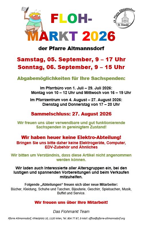 Flohmarkt 2026