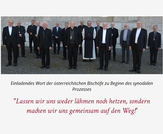 Synodaler Prozess: Österreichs Bischöfe rufen zur Teilnahme auf