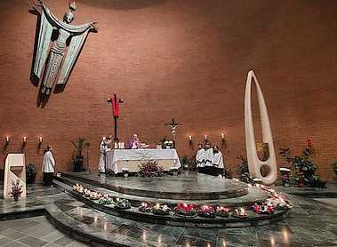 Adventkranzsegnung in Unterheiligenstadt