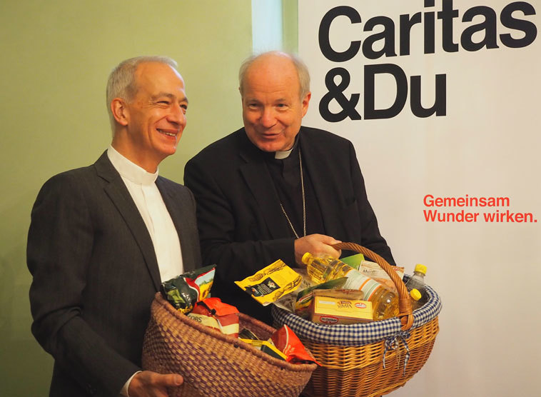 Wiener Pfarren sammeln haltbare Lebensmittel und Hygieneartikel für Caritas-Projekt 'Le+O' - Kardinal: Große Beteiligung der Pfarren ist 'Hoffnungszeichen' 
