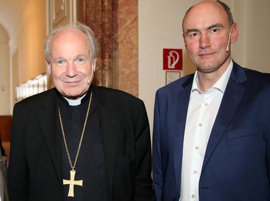 Kardinal Schönborn und Martin Nowak